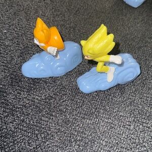 Sonic the Hedgehog 2 McDonalds Action Figures - Yellow and Orange